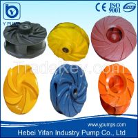 Erosion resistance pump impeller, slurry pump impeller