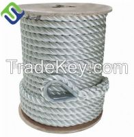 Polypropylene rope nylon rope polyester rope for marine rope