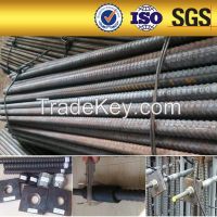 16mm carbon high yield concrete screw threaded reinforcing steel deform bars