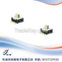 7*7mm Rotary Type ,7.4*7.3*0/3.0 Surface Mount  Rotary Switch