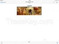 Gold Bars and grains