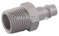 SPEEDAIRE   30E524  Coupler Plug (M)NPT 1/4 Aluminum 