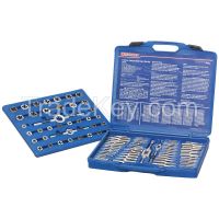 WESTWARD 1PZ54 Tap/Die Set 110 Pc High Carbon Steel From Hong Kong