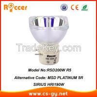 ROCCER 5R 200W metal halide lamp Stage bulb MSD PLATINUM 5R SIRIUS HRI190W