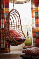 Hanging Cane Handmade Wicker Chair Swing