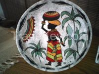 Ceramic hand painted plates - docorative purposes