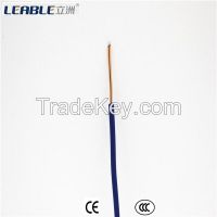 PVC insulated single core BV copper wire electric cable