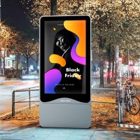 75 Inch Weatherproof Ip65 Floor Standing LCD Digital Signage And Displays Advertisement Player