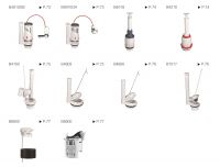 Flush/Outlet Valve/Flapper/Tank fitting/toilet/sanitary