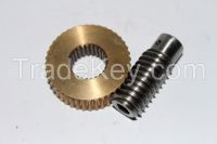 Customized Stepped Motor Worm Gears Assembly