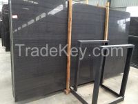 Black woodstone marble /black wood vein marble slabs