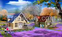 environmental holiday cabin Wooden house