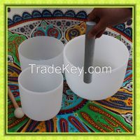 Chakra Quartz  Crystal Singing Bowls 