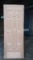 MDF&amp;HDF moulded veneer/melamine door skin