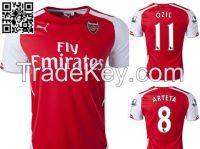 2014-15 Arsenal Home Soccer Jerseys Thai Quality England survetement Football