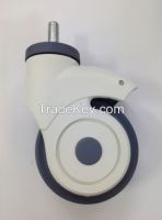 Swivel casters for hospital equipment