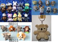 plush animal keychain