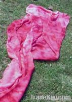 Natural Silk Scarves in Natural Dyes