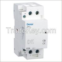 Modular Contactors with 2NO+2NC from 10A to 100A, 1P to 4P