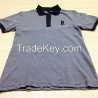 Custom made cotton fabric polo shirts