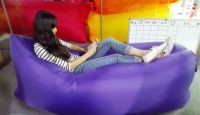 Waterproof Nylon Fabric Custom Inflatable air sofa ourdoor / indoor use