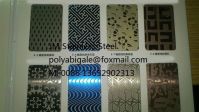 Etched stainless steel sheet/sheets