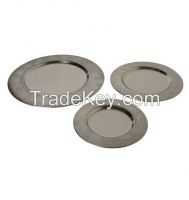Aluminium, Brass, Iron, Steel, Charger Plates