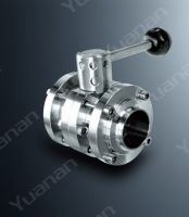 Manual flange butterfly valve  From China