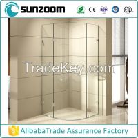 SUNZOOM Frameless Shower, Corner Bath Shower