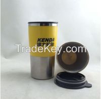 Double wall 16 oz stainless steel coffee tumbler pass FDA