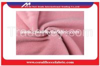 single color stripe and floral printed polar fleece fabric for ladies From China