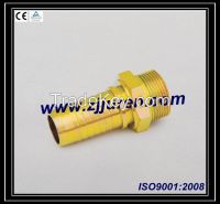 Carbon Steel Zinc plating 13011 hydraulic  fitting male by CNC machine
