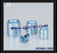 Carbon Steel Zinc plating 00710 Ferrule for Teflon hose by CNC machine