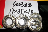 6003 Deep Groove Ball Bearings d:17mm, D:35mm