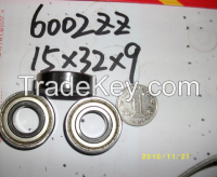 Deep Groove Ball Bearing 6002/Z/Z2 15*32*9 mm