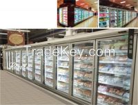 Vertical Frozen Deep Freezer Display Cabinet