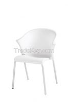 PP chair with chrome legs