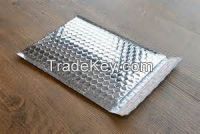 Minimize shipping costs and carbon emissions silver bubble foil envelo