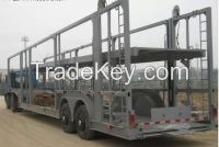 Semi trailer for livestock transportation