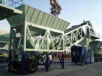 YHS35 mobile concrete batching plant