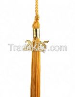 100% rayon chainette quality year label marking graduation tassel for trencher cap