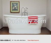 NH-1008-1 Freestanding Cast Iron Bathtub