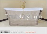 NH-1008-8 Freestanding Cast Iron Bathtub