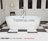 NH-1007 Freestanding Cast Iron Bathtub