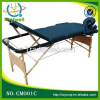 folding portable wooden massage table massage bed