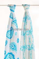 Lat Pre-washed Bamboo Muslin Blanket Swaddles