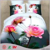 80gsm high quality polyester fiber duvet cover bedding set 3D activity From China