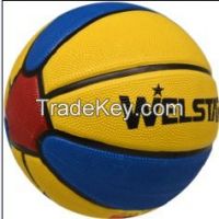 Multi Color Rubber Basketball