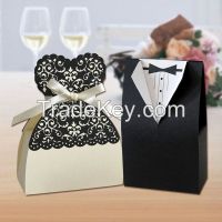 wedding gift butterfly paper candy box