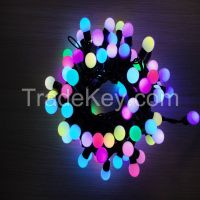 RGB Led Ball string light /led global string light with IP44 standard